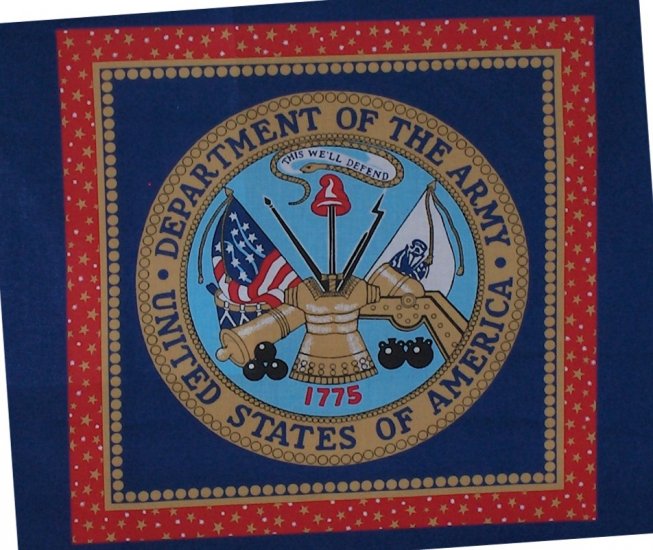 US Army Pillow Top