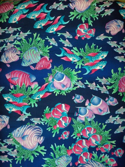 Tropical Fish Fabric F2