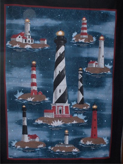 Lighthouse Fabric F9