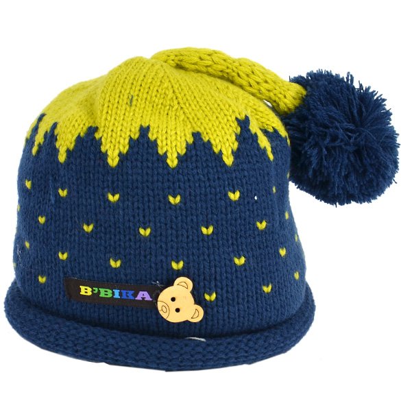 Blue - Strawberry Lovely Winter Knitted Hat
