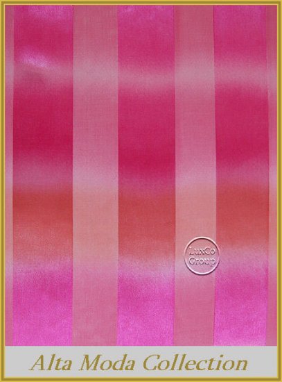 Pink Stripe Satin Scarf