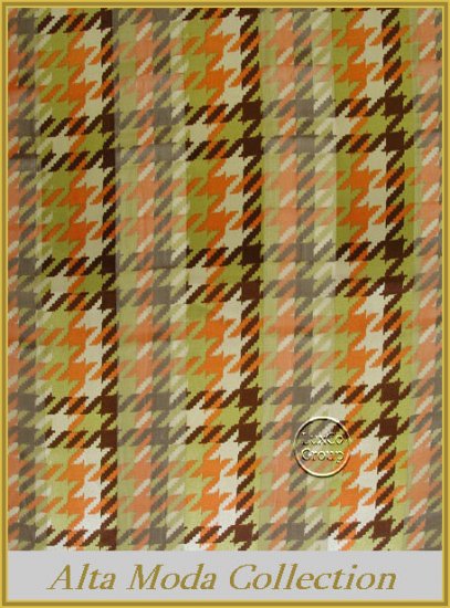 org/blk houndtooth satin scarf