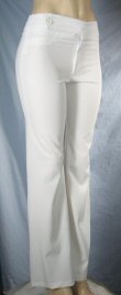 "Shawn" - Missy Slacks with Faux Pocket & Button Hip Waistband