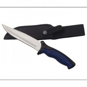 11" Hunting Scuba Diving Knife w/ Sheath - Blue
