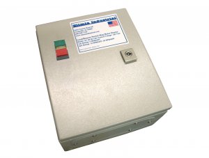 Elimia DOL Magnetic Motor Starter 25 30 HP 240V 63 - 80A Hinged Steel Enclosure