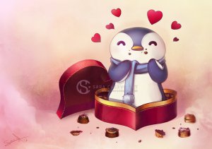 Sweet Valentine - A5 postcard