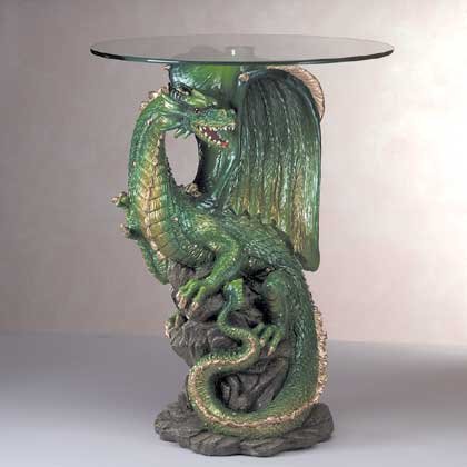 Dragon Glass Top Table