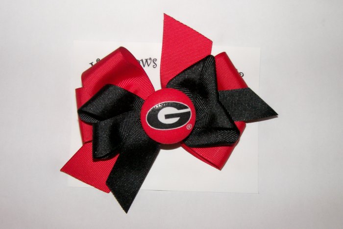 University of Georgia Hair Bow