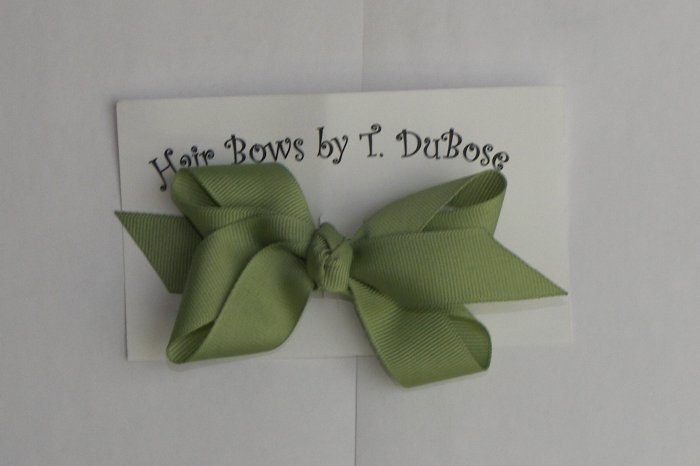 Sage Green Hair Bow