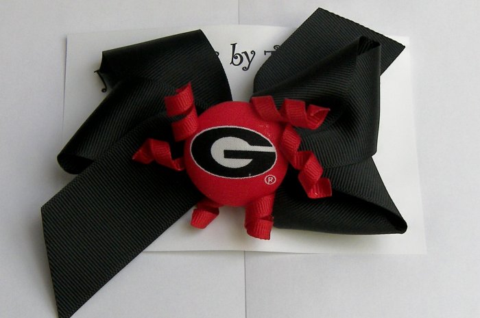UNIVERSITY OF GEORGIA (UGA) HAIR BOW