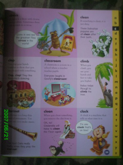 Disney Learning...My first Picture Dictionary Book