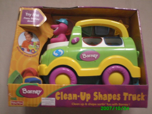 Barney Clean-Up Shapes Truck