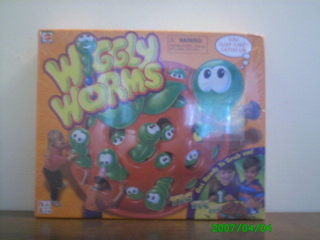 Mattel - Wiggly Worms, Get Ready to Grab Them