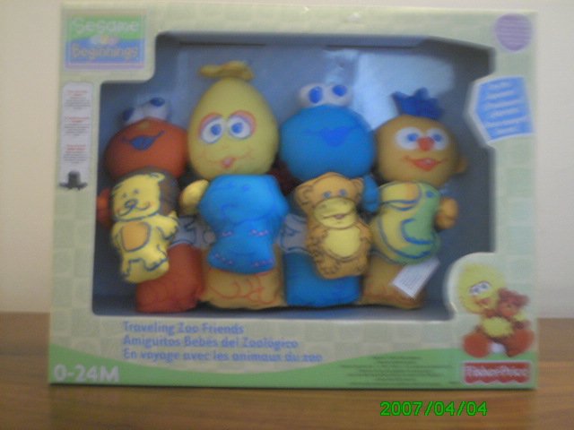Sesame Stree Fisher Price - Travelling Zoo Friends