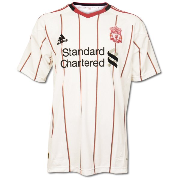 LIVERPOOL Away Size XL New White 2010-2011