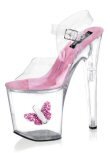 Tipjar - Women's 8 Inch Clear Hollow Platform ( 00423F-TIPJAR808-7 )
