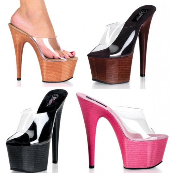 Adore - Women's Clear Strap Open Toe ( 00442F-ADO701W )