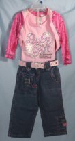 4 Piece Children's Set - 1 group of 4 Sets , Sizes 2, 4, 6, 8 , ( 0487C )
