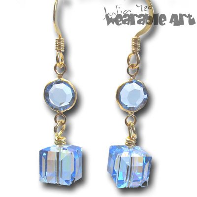 Cube Lover - Swarovski Crystal Earrings