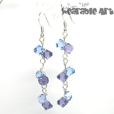 Laura - Swarovski Earrings / .925 Sterling Silver