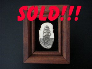 Whale Bone Scrimshaw (Ivory)- No Longer Available
