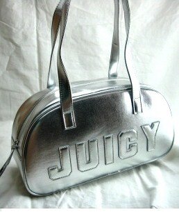 Silver Oval Handbag