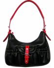 Single Strap Handbag with Front Buckled Pocket