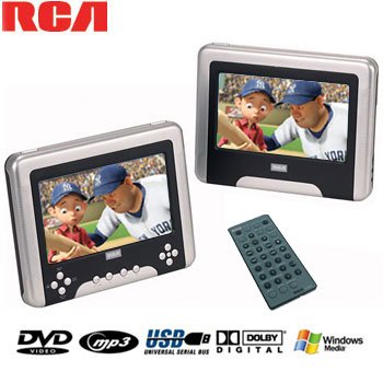 RCA DUAL 7" SCREEN CAR THEATER SYSTEM