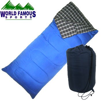 WORLD FAMOUS SPORTS COTTON SLEEPING BAG