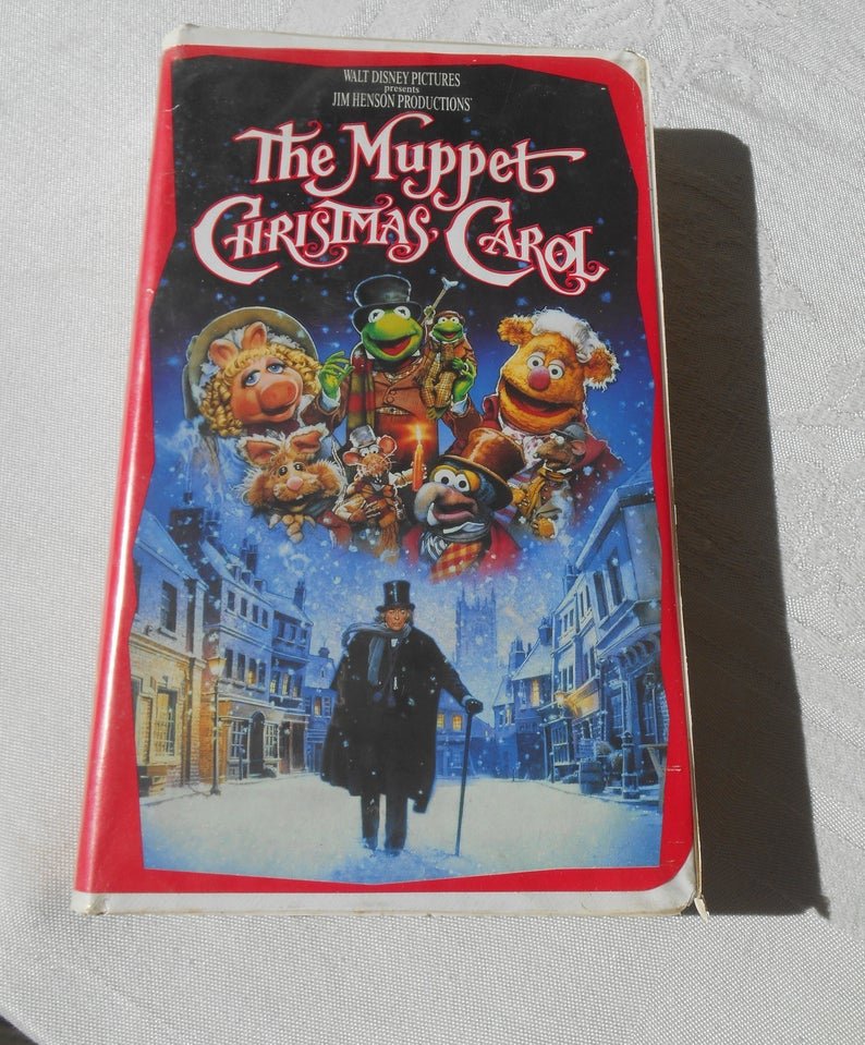 The Muppets Christmas Carol Vintage VHS Movie Tape Video Jim Henson