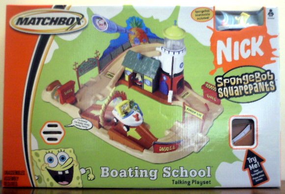 Sponge Bob Square Pants - Boating School Talking Playset