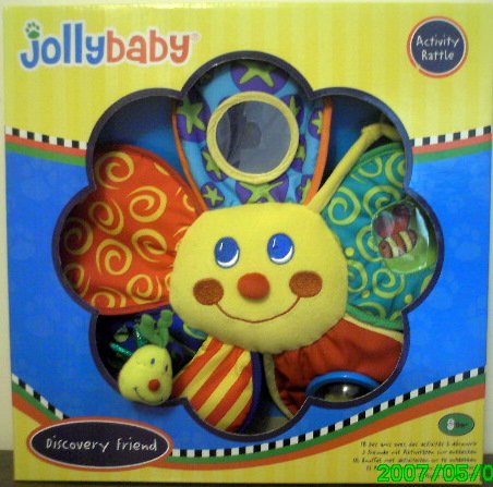 Jolly Baby - Activity Rattle, Discovery Friend