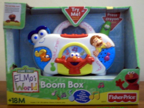 Sesame Street Fisher Price Boom Box - Elmo World
