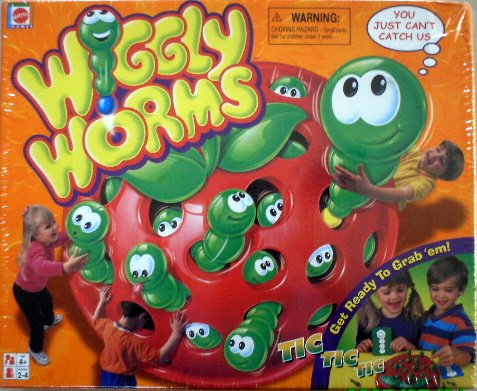 Mattel - Wiggly Worms, Get Ready to Grab Them