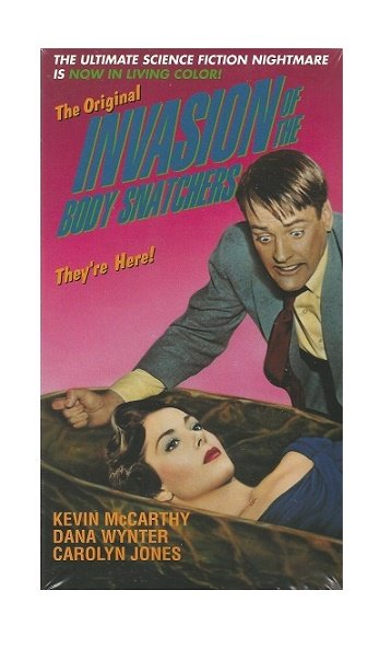 Invasion of the Body Snatchers VHS 1995 Colorized Version Dana Wynter