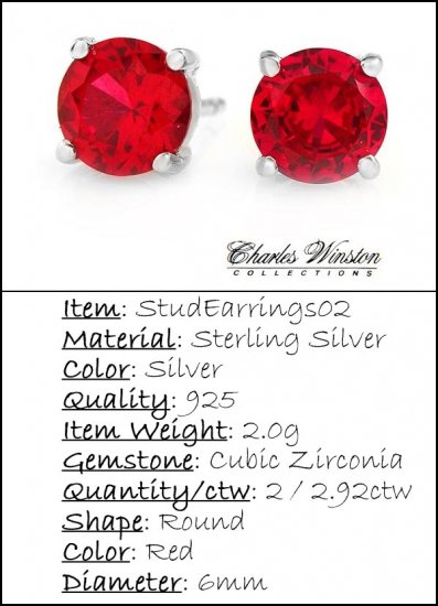 Red Earrings - Charles Winston