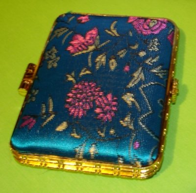 Blue Compact Mirror
