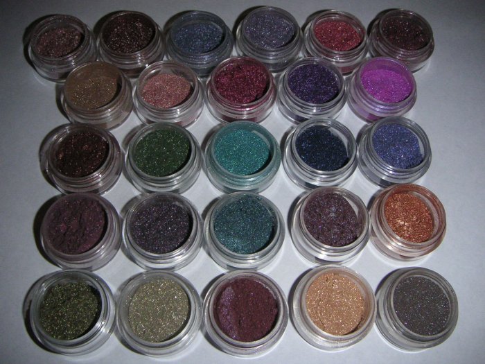 SHINY EYES CJ'S SHIMMERS / PIGMENTS Lot of 3 FULL 10 gram Container 130+ CHOICES