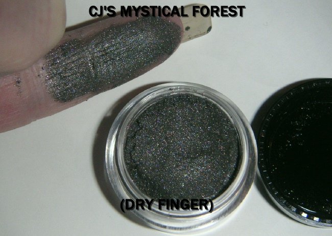 CJ's Shimmer Loose Mineral Pigment Eyeshadow "MYSTICAL FOREST" Full 5 Gram Container A best seller!