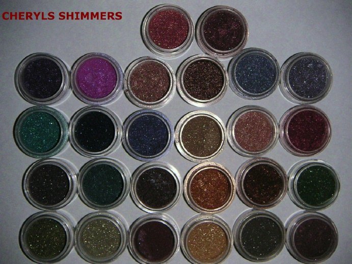 SHINY EYES SHIMMERS PIGMENTS Lot of 3 FULL 5 GRAM JARS 130+ CHOICES