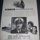 Vintage 1945 Advertisement John Wayne Robert Montgomery Magazine Ad Advert for They Were Expendable