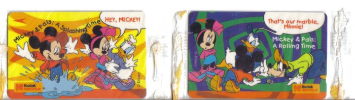 Mickey Phonecard (mint) set of 2. Limited Edition