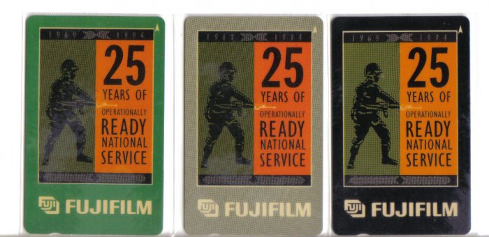 NS Phonecard (mint) set of 3. Limited Edition