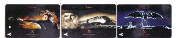 Xerox (mint) Transport card - Limited Edition. Set of 3