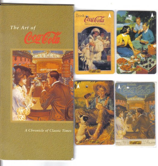 Coke (mint) Transport card - Limited Edition. Set of 4