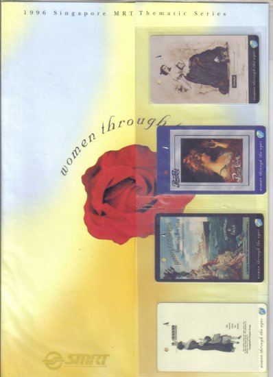 Coke woman series (mint) Transport card - Limited Edition. Set of 4