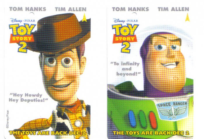 Toy Story 2 (mint) Transport Card - Limited Edition Set of 2