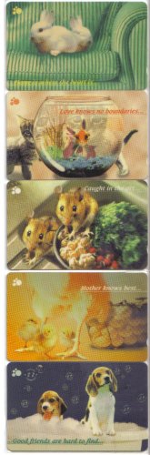 Friend 2 Used phonecard set of 5