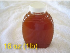 16 oz (1 pound) 100% Pure Alfalfa Honey