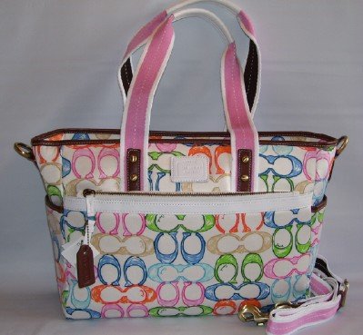 NEW 2007 SCRIBBLE LARGE TOTE/DIAPER BAG